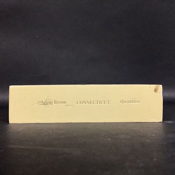 Aging Room - Connecticut - Quattro Vibrato - Empty Cigar Box -Beige -Collectible - Picture 5 of 8